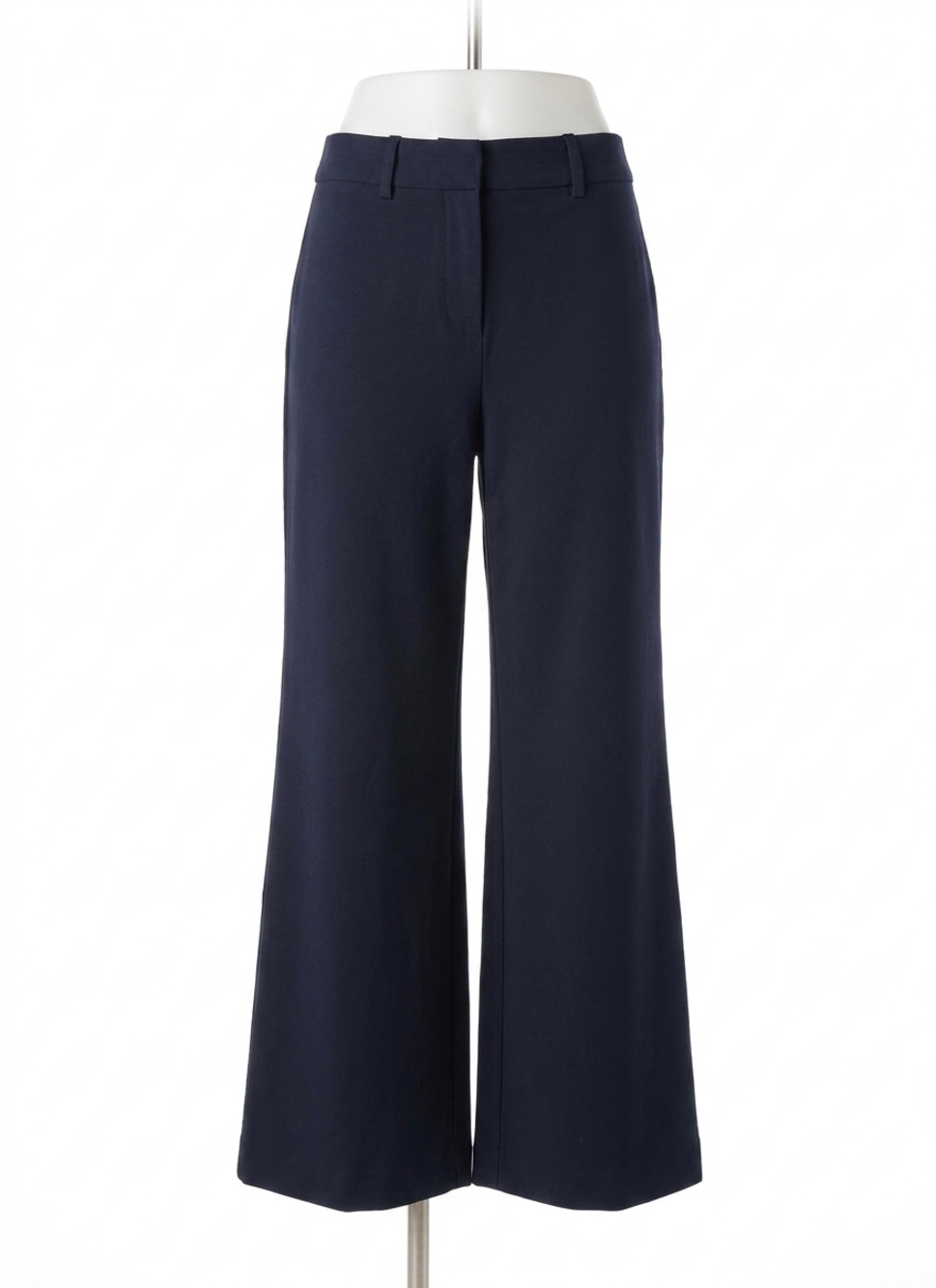 NEW LYSSE erin wide leg ponte pant in true navy